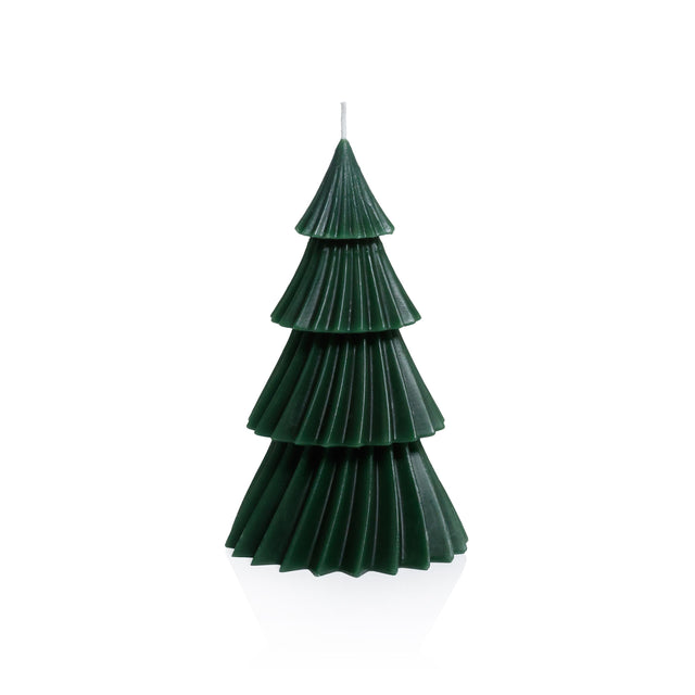 Zodax Green Twinkle Tree Decorative Holiday Candles, Set of 6