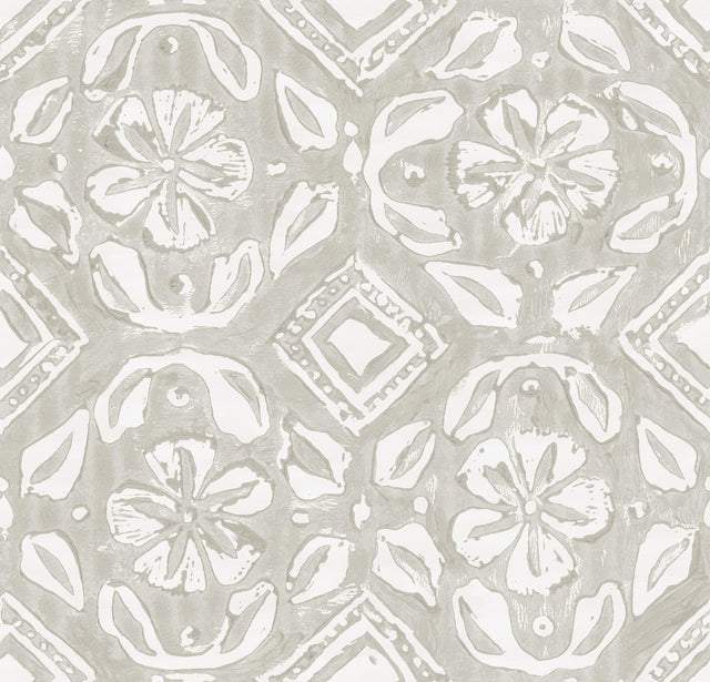 MindTheGap CHIMNEY CAKE Icing GRAY/TAUPE Wallpaper