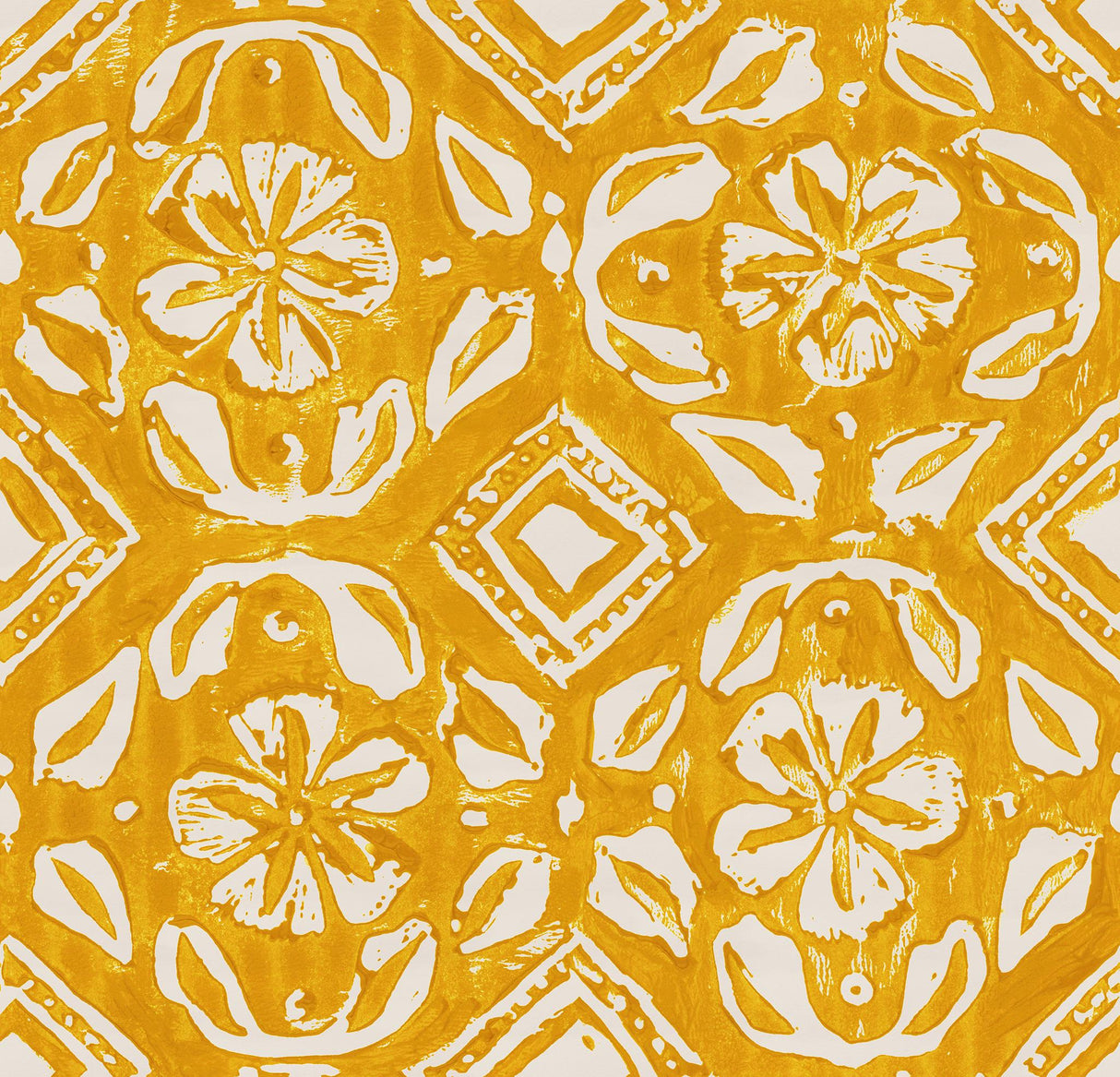 MindTheGap CHIMNEY CAKE Butter YELLOW/TAUPE Wallpaper