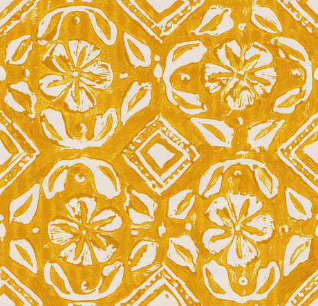 MindTheGap CHIMNEY CAKE Butter YELLOW/TAUPE Wallpaper