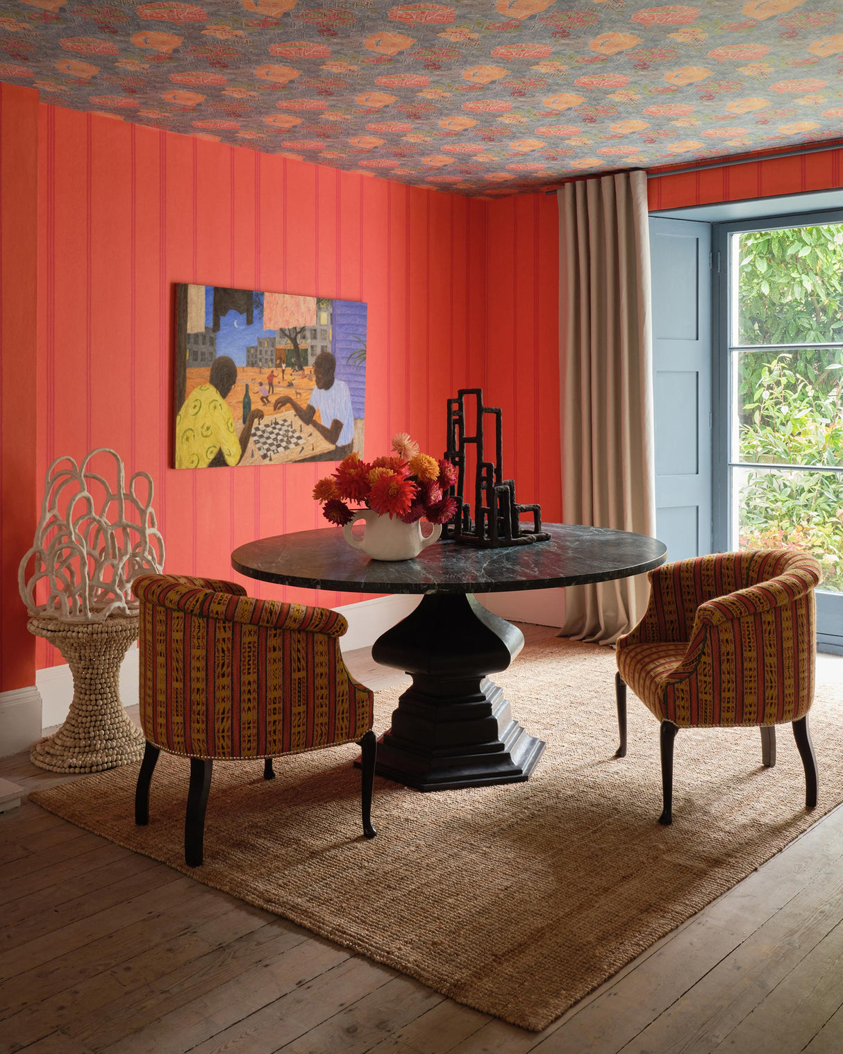 MindTheGap PIN UP Calipso ORANGE/PINK Wallpaper