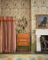 MindTheGap THE ENCHANTED WOODLAND Dawn GREEN/PINK Wallpaper