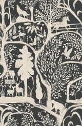 MindTheGap THE ENCHANTED WOODLAND Equinox BLACK/TAUPE Wallpaper
