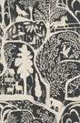 MindTheGap THE ENCHANTED WOODLAND Equinox BLACK/TAUPE Wallpaper