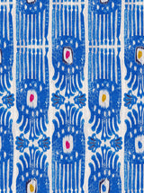 MindTheGap IKAT Carnival BLUE/WHITE/RED/YELLOW Wallpaper