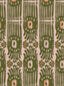 MindTheGap IKAT Notting Hill GREEN/ORANGE/TAUPE Wallpaper