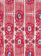 MindTheGap IKAT Raspberry Ripple RED/WHITE/BLUE Wallpaper