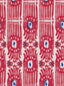 MindTheGap IKAT Raspberry Ripple RED/WHITE/BLUE Wallpaper
