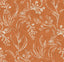 MindTheGap WALLFLOWER Clementine ORANGE/TAUPE Wallpaper