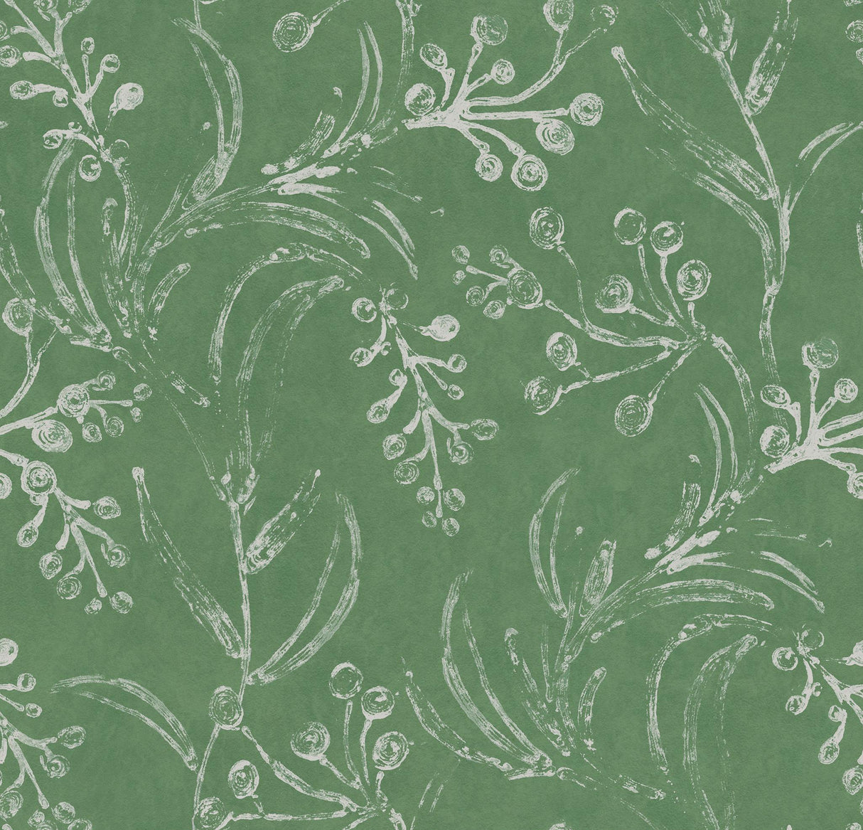 MindTheGap WALLFLOWER Moss GREEN/WHITE Wallpaper
