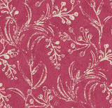 MindTheGap WALLFLOWER Raspberry PINK/TAUPE Wallpaper