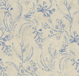 MindTheGap WALLFLOWER Splash TAUPE/BLUE Wallpaper