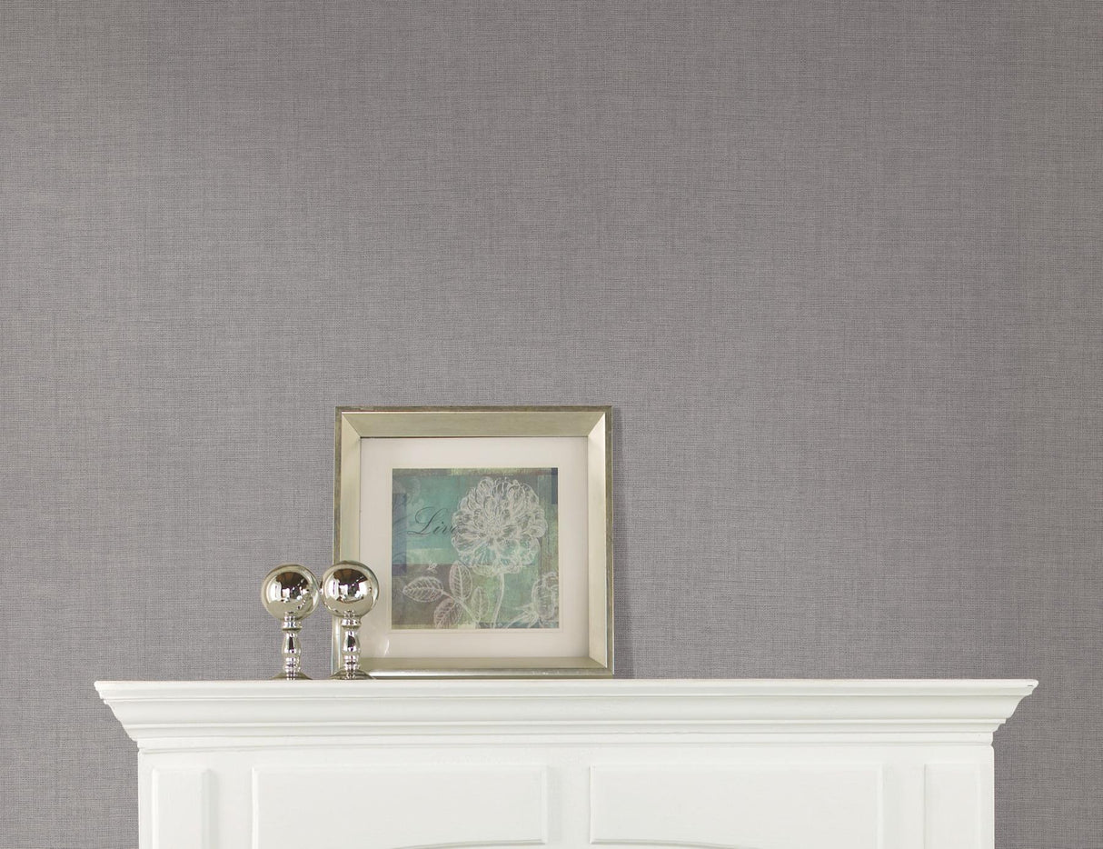 York Wallcoverings Wire Mesh Grey Wallpaper