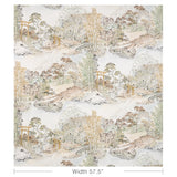 Brunschwig & Fils MEIJI PRINT NATURAL Fabric