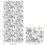 Brunschwig & Fils SIERRE EMB BLUE Fabric