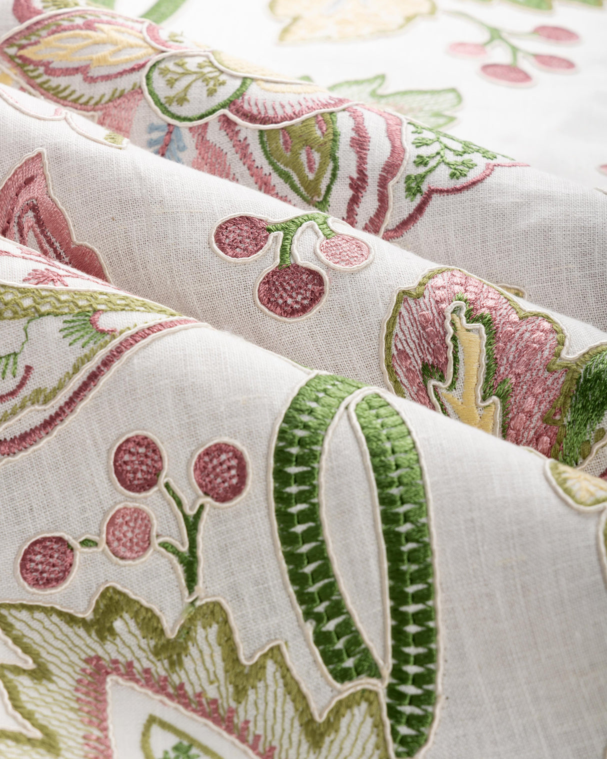 Brunschwig & Fils SIERRE EMB SPRING Fabric
