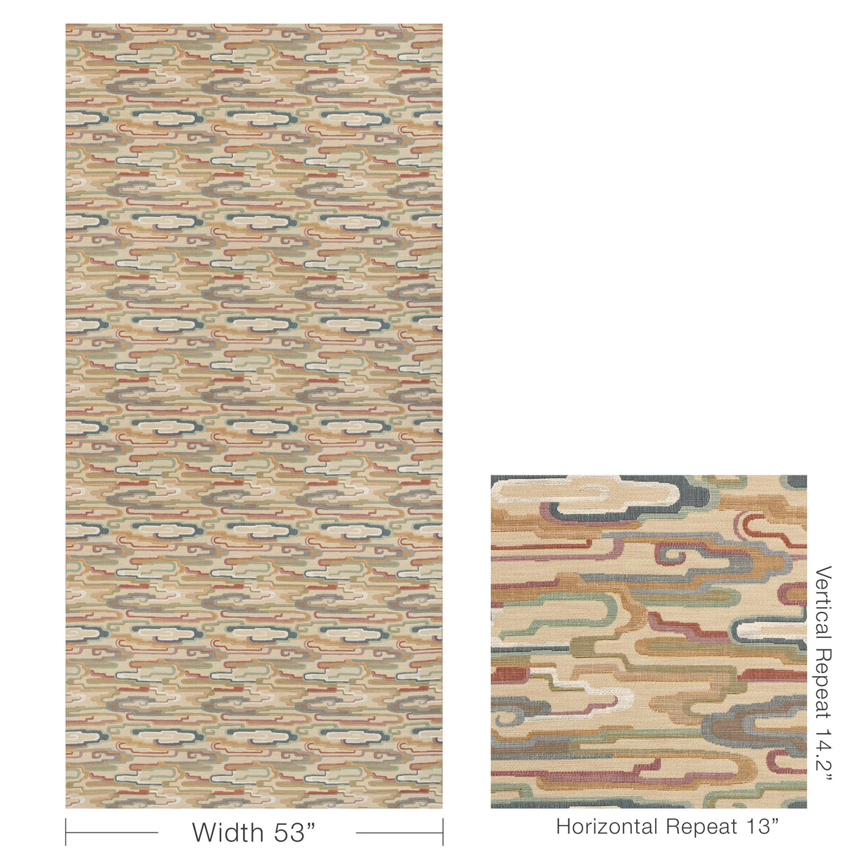 Brunschwig & Fils NUAGE TAPESTRY BEIGE Fabric