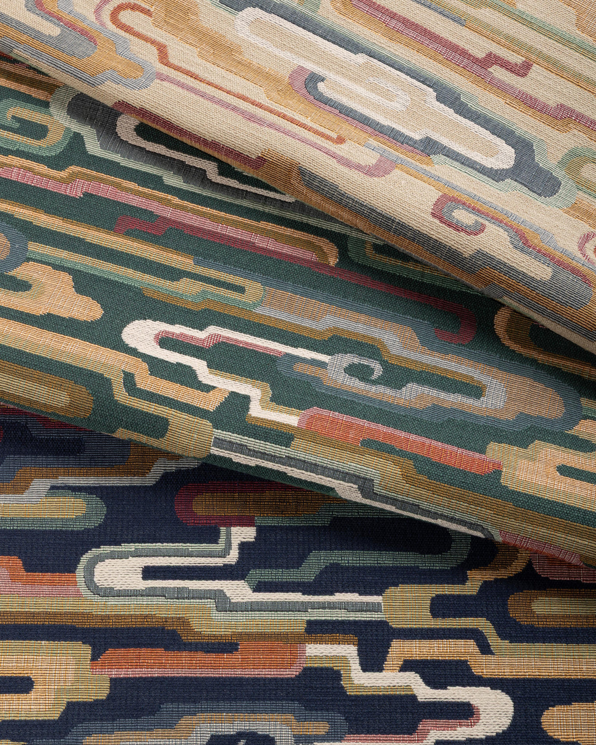 Brunschwig & Fils NUAGE TAPESTRY NAVY Fabric