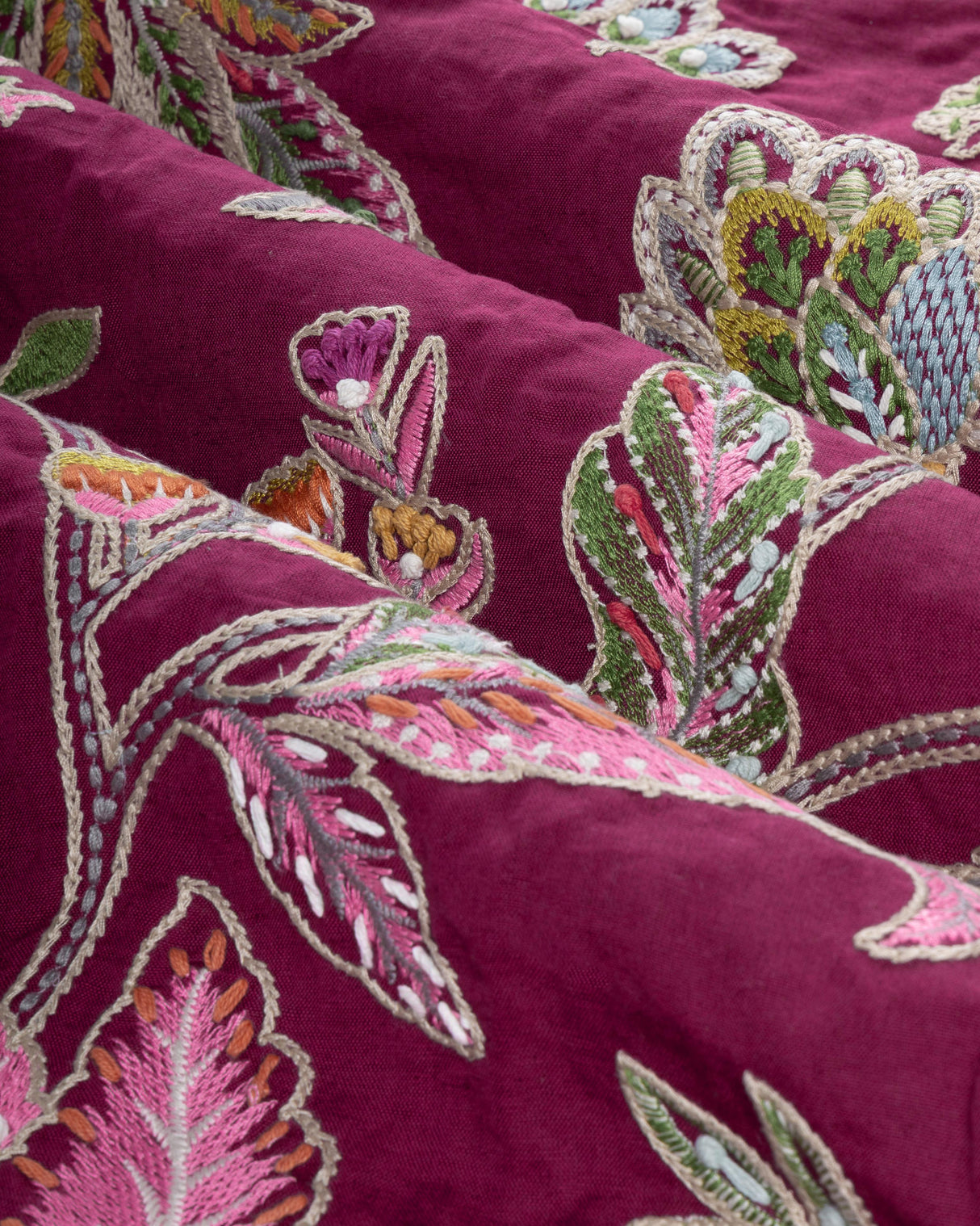 Brunschwig & Fils TROPEZ EMB PLUM Drapery Fabric
