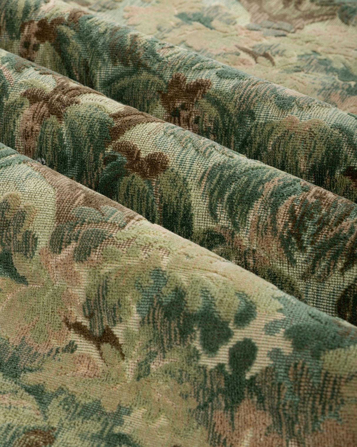 Brunschwig & Fils MING VELVET GREEN Upholstery Fabric