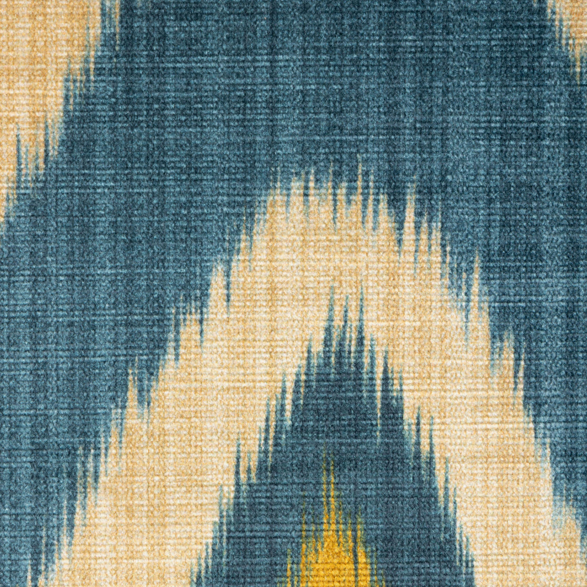 Brunschwig & Fils UZBEK VELVET GREEN/BLUE Fabric