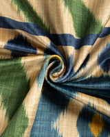 Brunschwig & Fils UZBEK VELVET GREEN/BLUE Fabric
