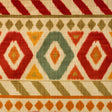 Brunschwig & Fils UZBEK VELVET GREEN/RED Fabric