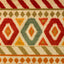 Brunschwig & Fils UZBEK VELVET GREEN/RED Fabric
