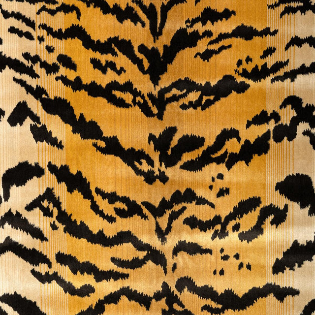 Brunschwig & Fils NEW TIGER VELVET NATURAL Upholstery Fabric