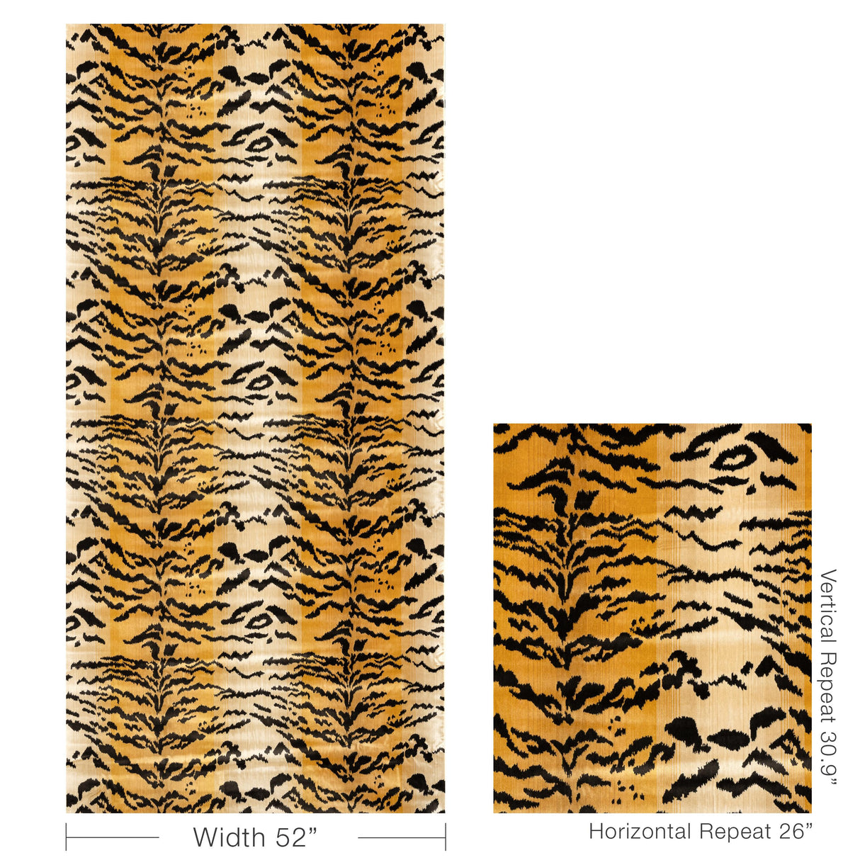 Brunschwig & Fils NEW TIGER VELVET NATURAL Upholstery Fabric