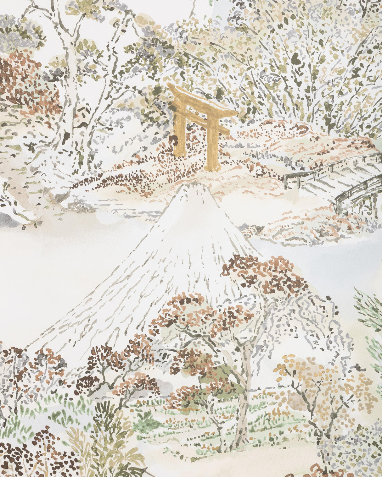 Brunschwig & Fils MEIJI NATURAL Wallpaper