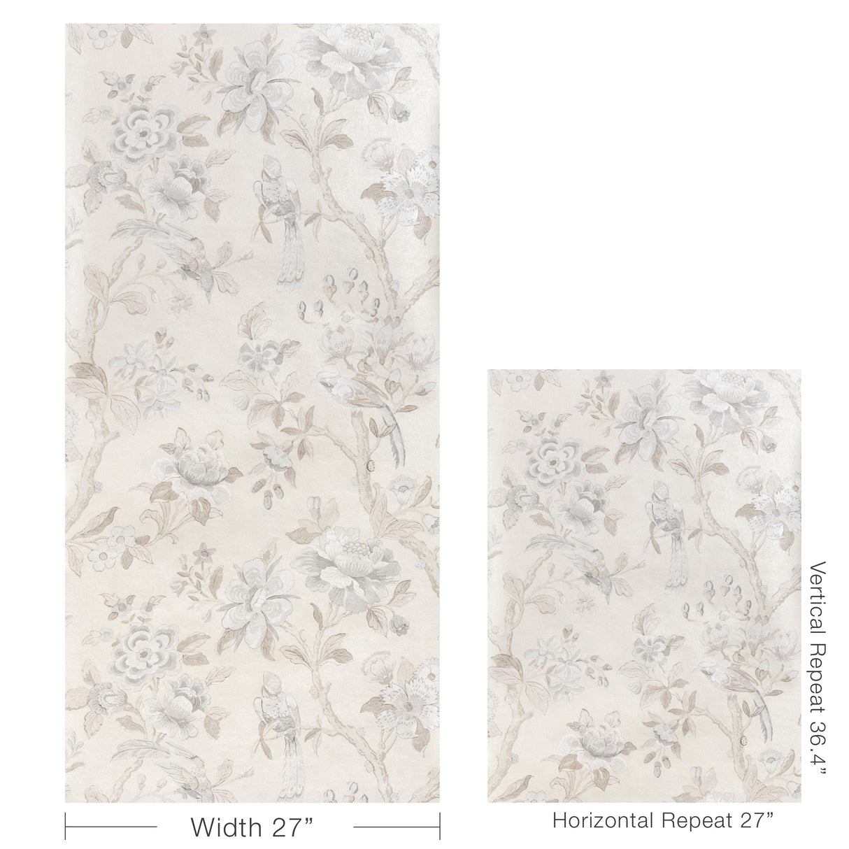 Kravet SYMPHONY MICA WP PEWTER Wallpaper