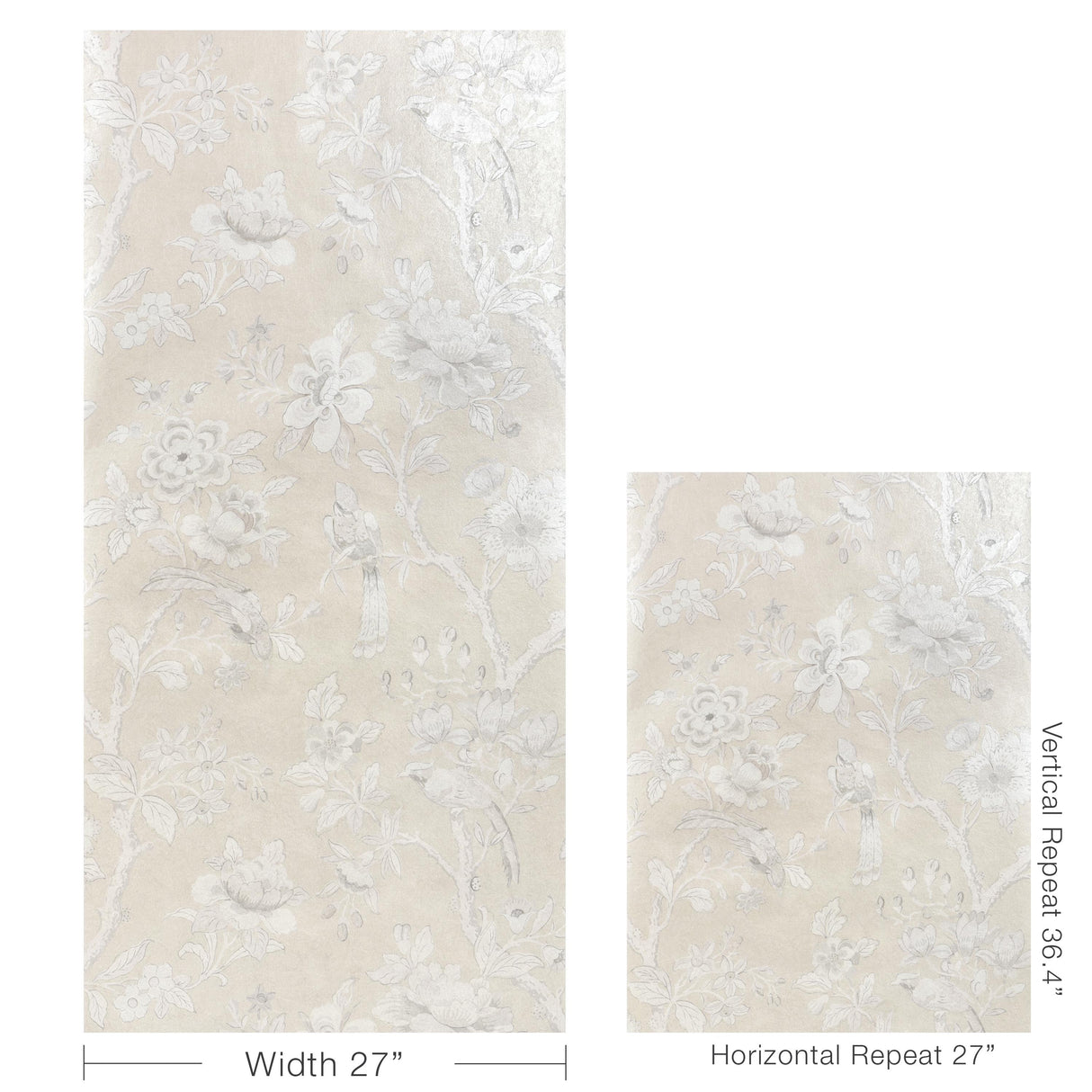 Kravet SYMPHONY MICA WP PLATINUM Wallpaper