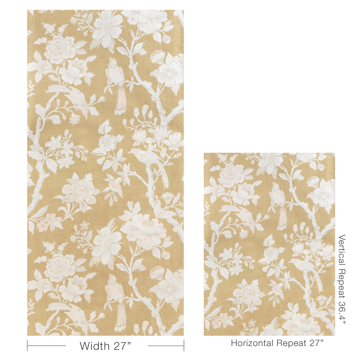 Kravet SYMPHONY MICA WP GOLD Wallpaper