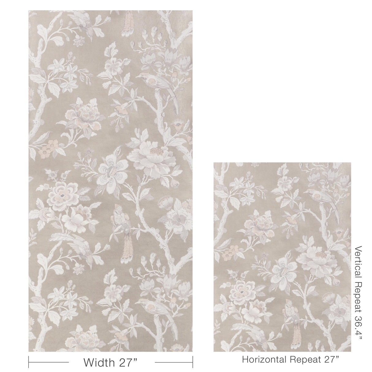Kravet SYMPHONY LUSTER WP ROSE Wallpaper