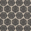 Schumacher Gilded Star Hand Block Black Fabric