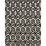 Schumacher Gilded Star Hand Block Black Fabric