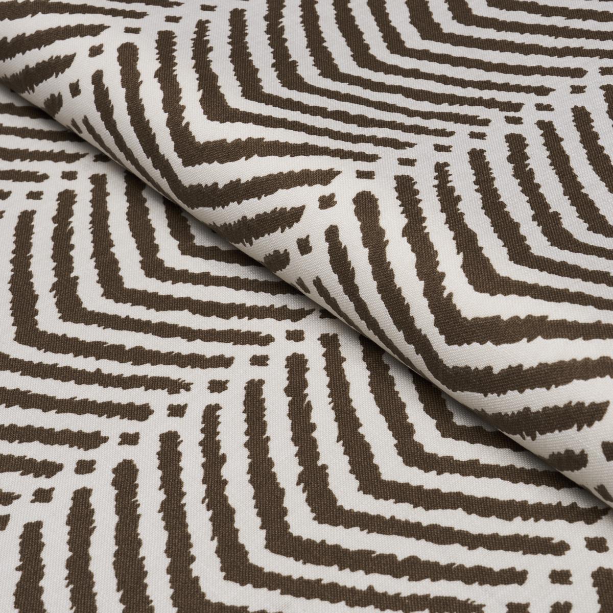 Schumacher La Jolla Indoor/Outdoor Brown Fabric