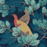 Schumacher Covey Hedge Midnight Fabric