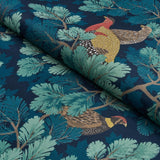 Schumacher Covey Hedge Midnight Fabric