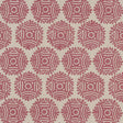 Schumacher Gilded Star Hand Block Red Fabric