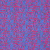 Schumacher Bosphorus Hand Block Fuchsia & Blue Fabric