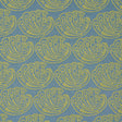 Schumacher Ramsgate Hand Block Seaweed Fabric