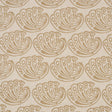 Schumacher Ramsgate Hand Block Sand Fabric