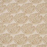 Schumacher Ramsgate Hand Block Sand Fabric