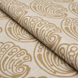 Schumacher Ramsgate Hand Block Sand Fabric