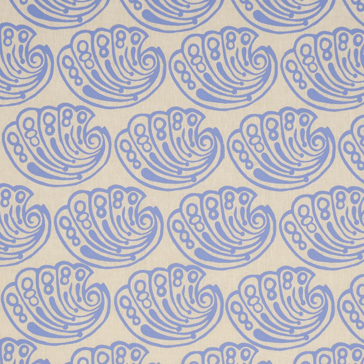 Schumacher Ramsgate Hand Block French Blue Fabric