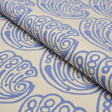 Schumacher Ramsgate Hand Block French Blue Fabric