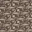Schumacher Tarot Hand Block Brown Fabric