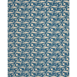 Schumacher Tarot Hand Block Mineral Blue Fabric